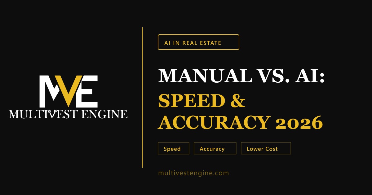 AI vs. Manual Underwriting in Multifamily Real Estate: 2026 Data - MultiVest Engine